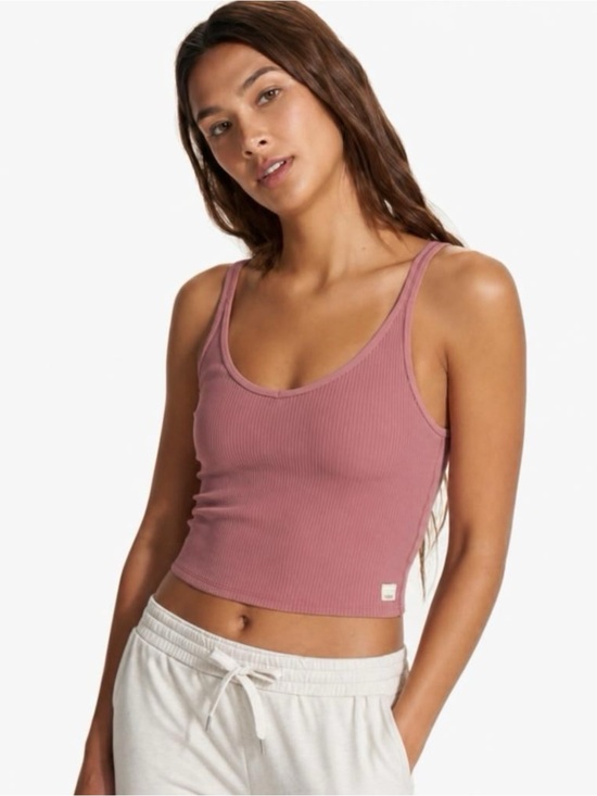 Vuori Tops - Vuori Rib Crop Tank